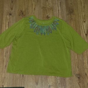 Catherines Green Long Sleeve Tee